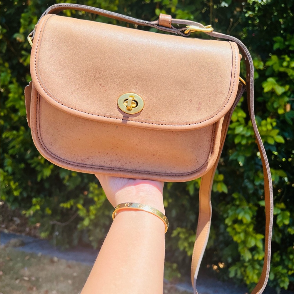 Vintage Coach NYC Collegiate Bag “Putty”